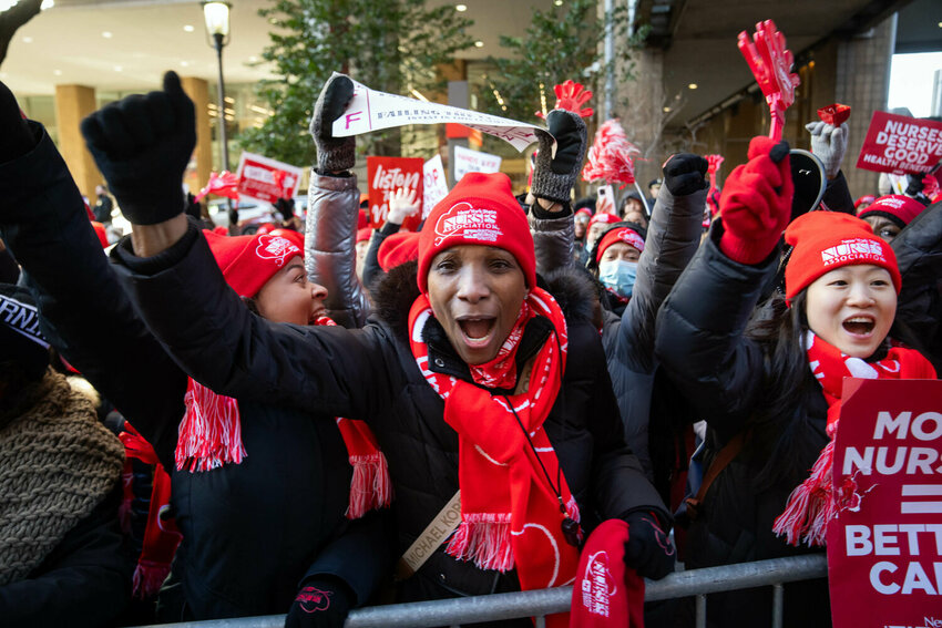 Safety protections were also a focus of the NYSNA strike in January at three major hospital systems across the city, involving around 15,000 nurses. The strike ended after 41 days, with improvements to workplace violence protections among the contracts’ highlights.