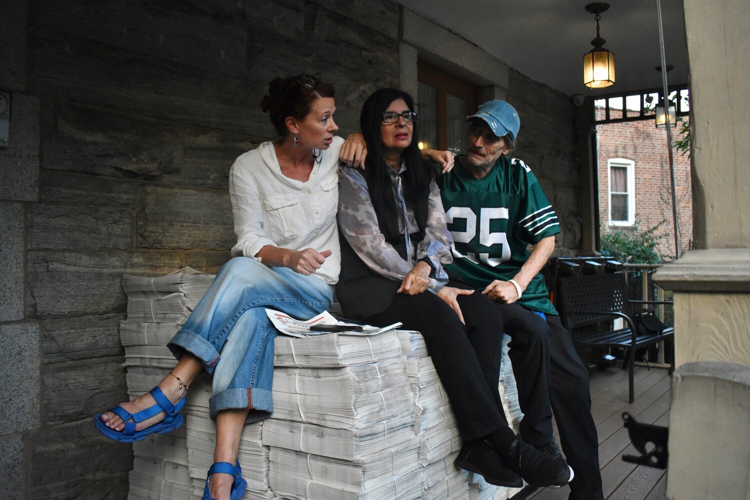 The Norwood News&rsquo; team is made up of editor-in-chief S&iacute;le Moloney and photographers Miriam Qui&ntilde;ones and David Greene.