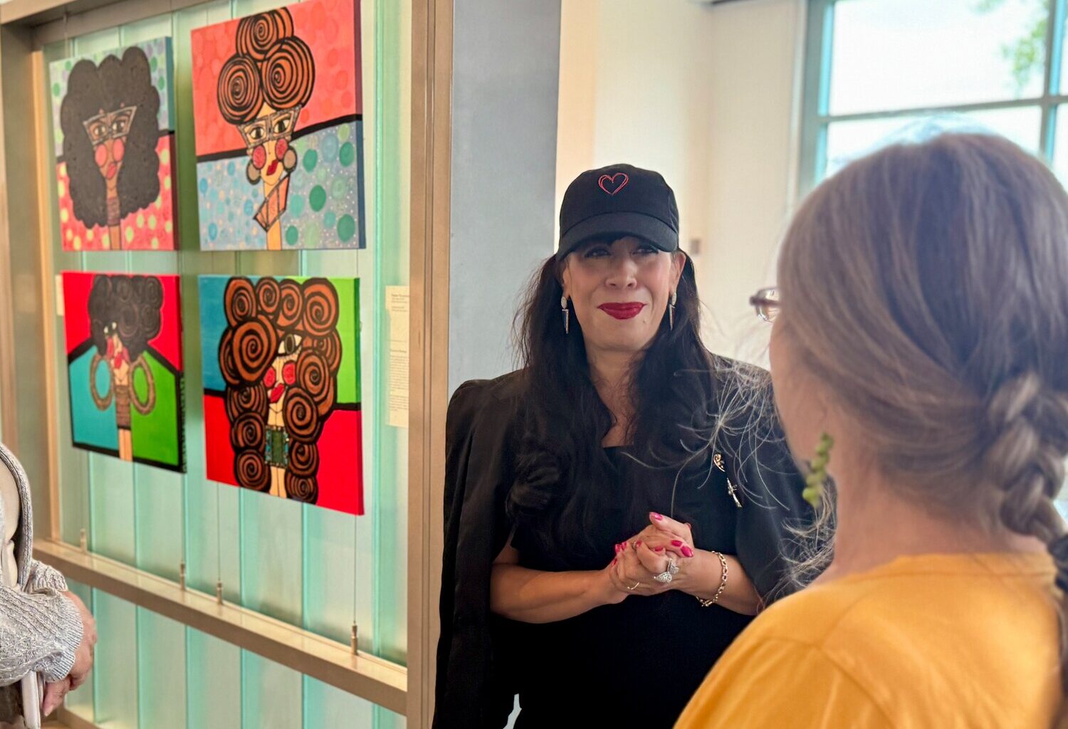 Residents who attended the opening of &ldquo;Joy is&hellip;&rdquo; on Aug. 30, shared memories of Daphne Victoria Johnson, pictured, painting around RiverSpring&rsquo;s campus.