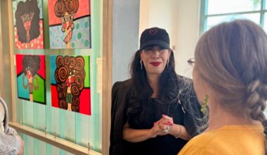 Residents who attended the opening of &ldquo;Joy is&hellip;&rdquo; on Aug. 30, shared memories of Daphne Victoria Johnson, pictured, painting around RiverSpring&rsquo;s campus.