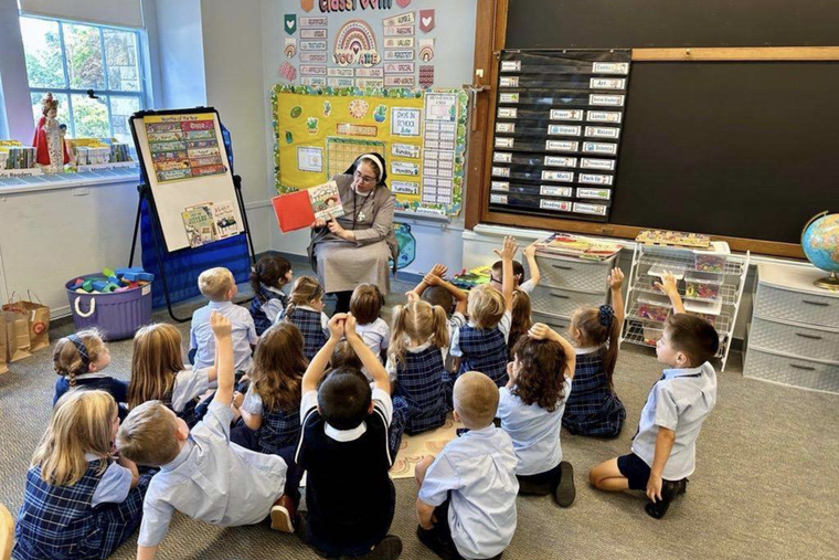 Sister Laurie-Marie Parisi, who has about 20 years of teaching experience ranging from preschool through high school, now serves as principal at St. Mary’s Academy in Glen Falls, New York.
