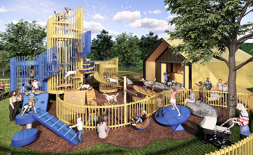 A rendering for Kids Korner "k"oming to Liberty Science Center. PROVIDED BY LIBERTY SCIENCE CENTER
