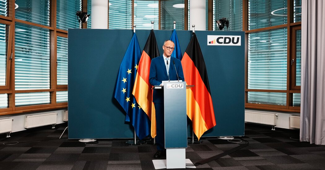 Germany’s Merz Vows to Stay After Another State Election ‘Disaster’