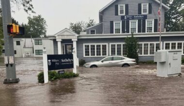 Drenching rains bring flash flooding across coastal Connecticut, New York and New Jersey