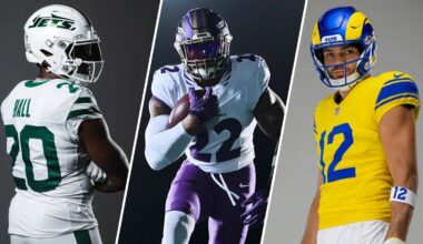NFL Week 2 uniforms: Helmets, jerseys and pants for every team – NBC New York