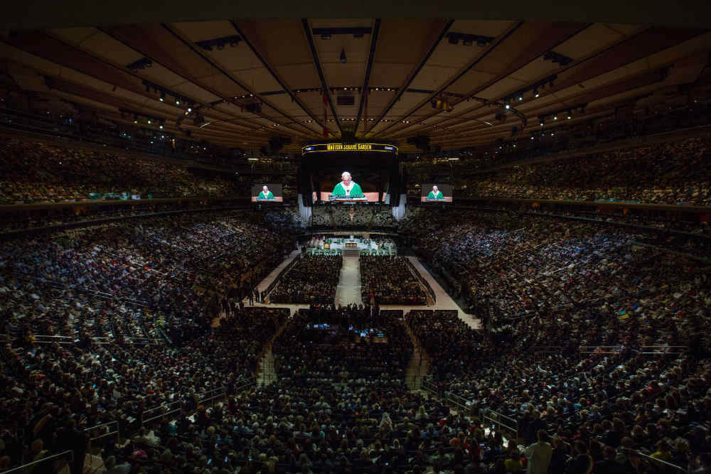 This week in Christian history: Pope Francis leads mass in NYC