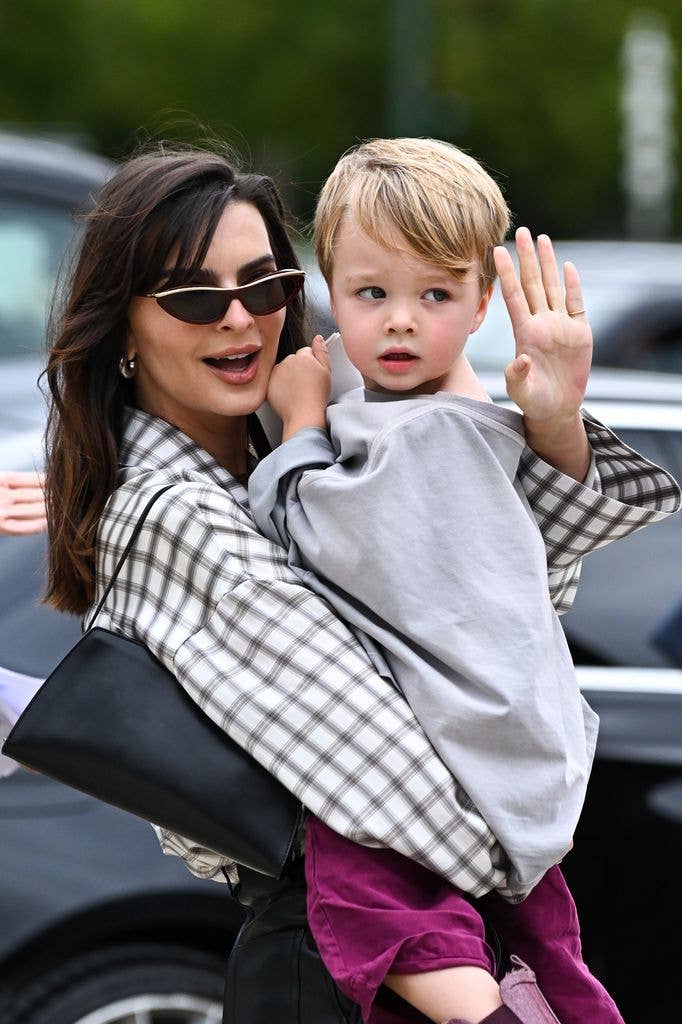 Emily and her son, Sylvester Apollo Bear in 2025