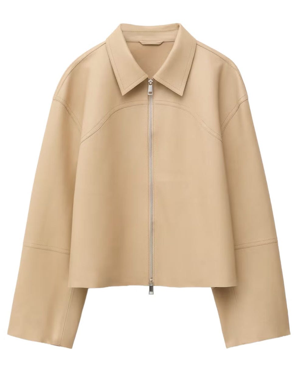 Relaxed Leather Jacket