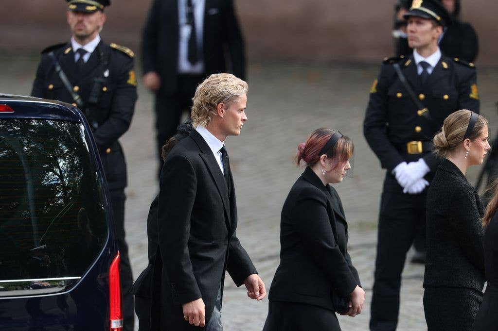 Son of Queen Mette-Marit of Norway Marius Borg Hoiby 