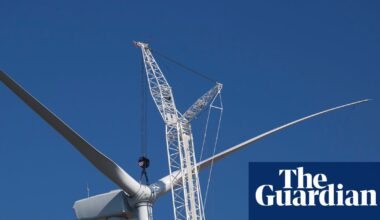 California and New York sue over Trump push to halt wind energy projects | US politics