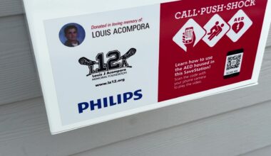 News 12 | Bronx | Farmingdale School Unveils New Aed Station Donated By Acompora Foundation