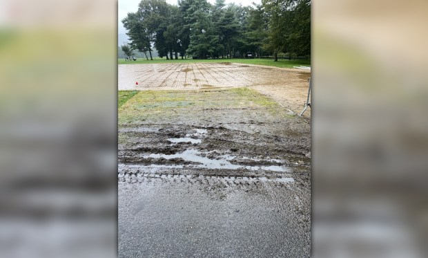 The Great Lawn in Central Park is pictured after the 2023 Global Citizen Festival. (Central Park Conservancy)
