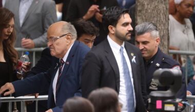 Giuliani Manages to Be Cordial to Mamdani at Ground Zero
