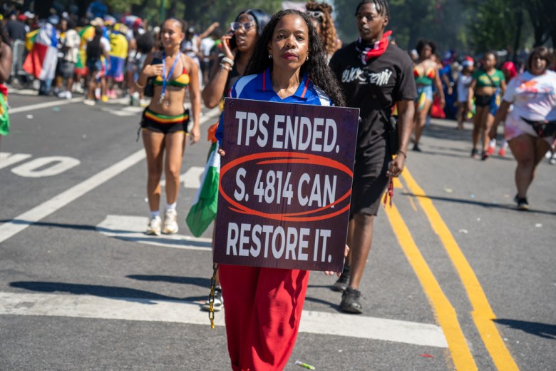 City Councilwoman Rita Joseph marches during the West Indian Day Parade in Brooklyn, N.Y., Sept. 7, 2026. Photo by Fredner Cayemitte for The Haitian Times.