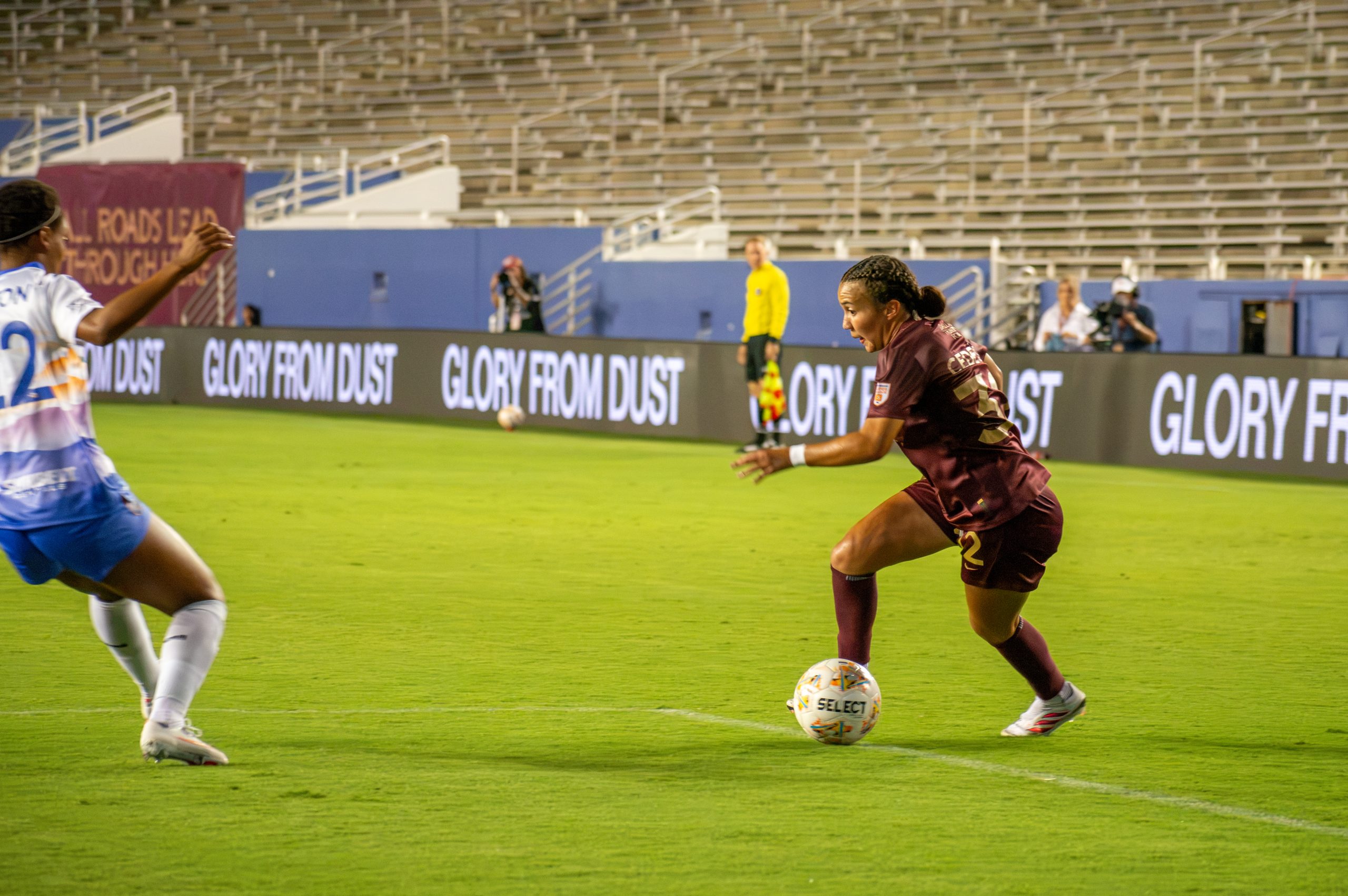 Sofia Cedeño - Carolina Ascent at Dallas Trinity (August 22, 2026 - Photo Courtesy Dallas Trinity FC)