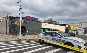 A man was shot outside the Riviera Gentleman’s Club in Astoria in a botched robbery early on September 24. Photo: Melissa Cipolla-Mennona
