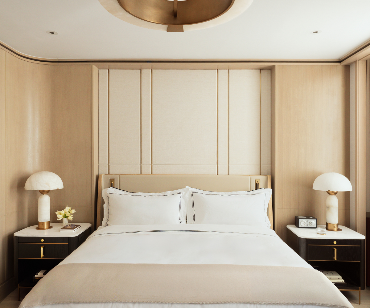 image of the guest room at The Nell Hotels