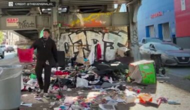 Queens resident takes it upon himself to clean up filthy Brooklyn underpass. Here's the story of Mr. Service.
