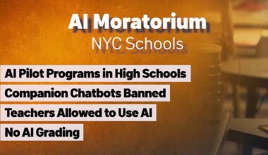NYC schools ban AI for students through 8th grade: What parents should know – NBC New York