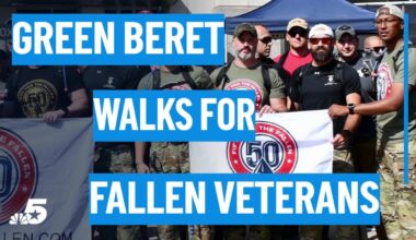 Arlington Green Beret walks 15 miles from Ground Zero through Manhattan – NBC 5 Dallas-Fort Worth
