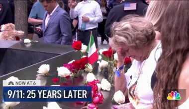 Thousands gather in lower Manhattan to remember and reflect 25 years after 9/11 attack – NBC New York
