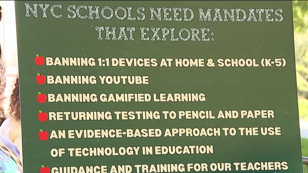 New York City Council could ban YouTube as it looks to limit screen time in schools – NBC New York