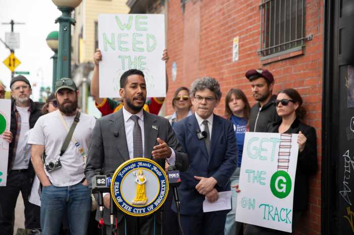 MTA g train rally
