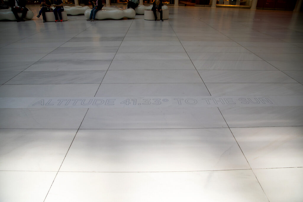 How Sunbeams and Marble Now Trace the Moments of 9/11 Inside the Oculus