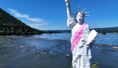 Susquehanna River Statue of Liberty celebrates 40 years