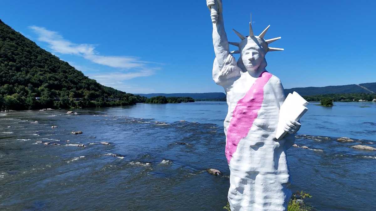 Susquehanna River Statue of Liberty celebrates 40 years