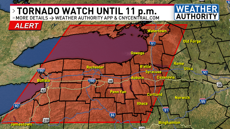 TORNADO WATCH MAP