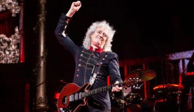 “He’s never forgiven me.” Brian May is still upset about the controversial B-side to Queen’s “Bohemian Rhapsody” single