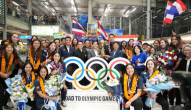 Bangkok Post - Olympic-bound queens roar home
