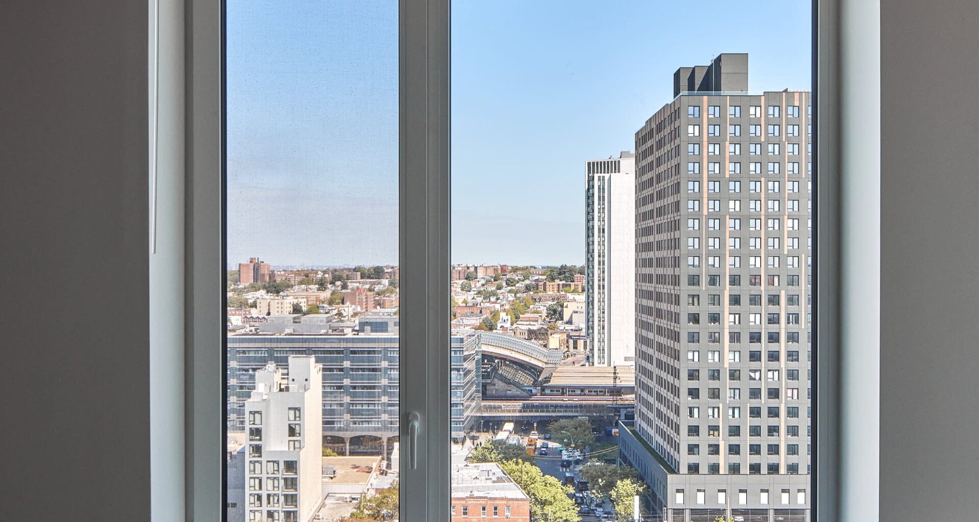 Residents at this affordable housing building in Queens, New York, say they're surprised by how quiet their apartments are with the windows closed.