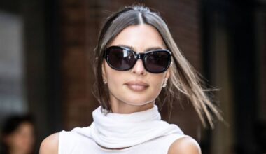 Emily Ratajkowski turns heads as she goes braless in sheer white top in New York