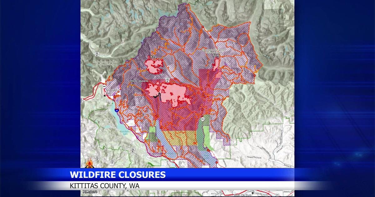 Evacuation levels lowered for Three Queens, Goat fires in Kittitas County | Fire