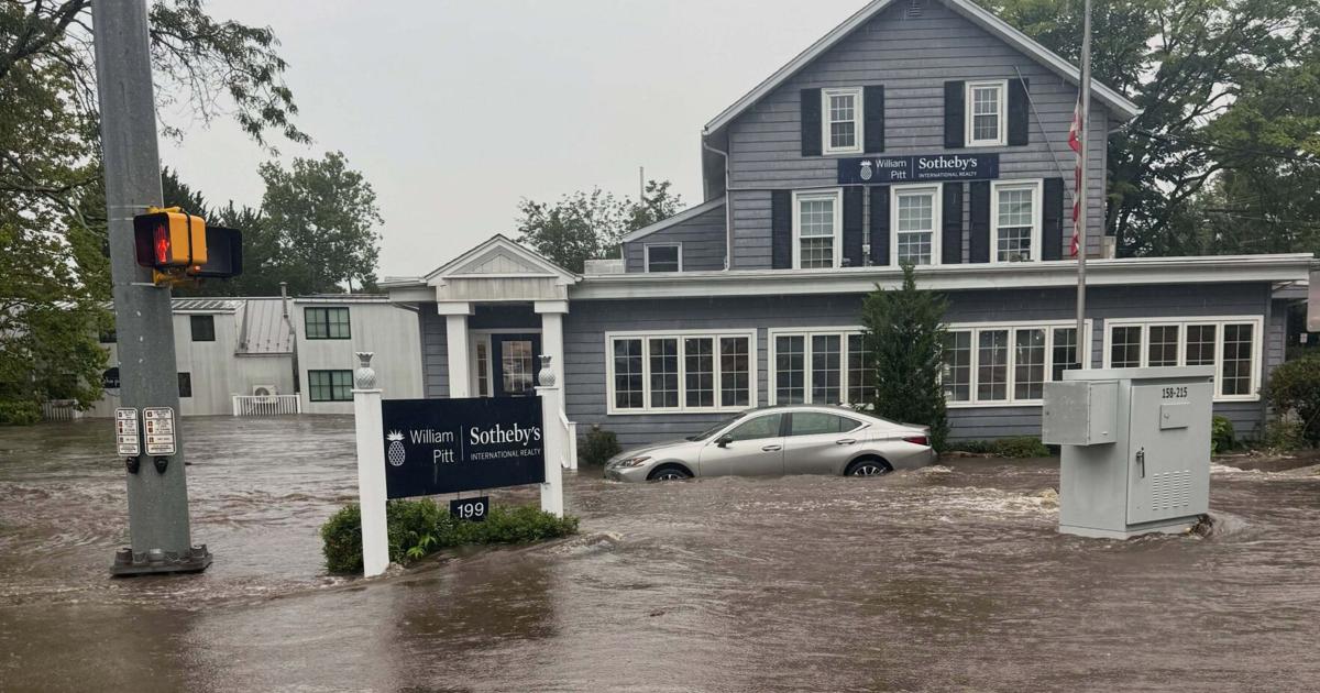 Drenching rains bring flash flooding across coastal Connecticut, New York and New Jersey