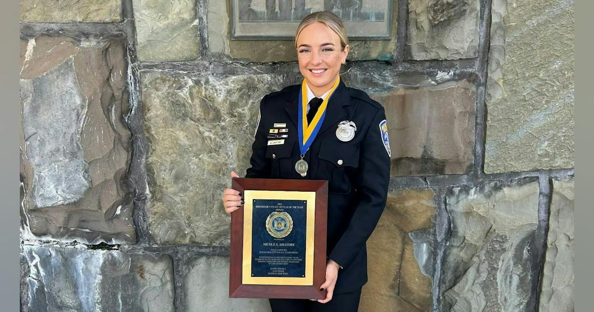 Rochester Police Officer Nicole Amatore Named New York's 2026 Officer of the Year