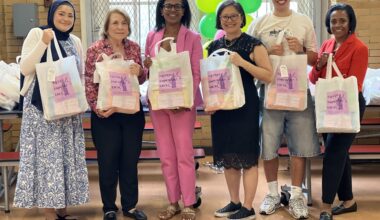 From left: Gumana Attal, Hon. Ellen Spodek, Karlyne Fequiere, Hon. Lillian Wan, Nathan Wan-Brodsky and Hon. Rhonda Tomlinson. Photo: Wayne Daren Schneiderman/Brooklyn Eagle