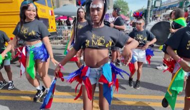 News 12 | Brooklyn | Suga Candy Mas Prepares To Dazzle Brooklyns West Indian Day Parade With Feathers Gems And Caribbean Pride