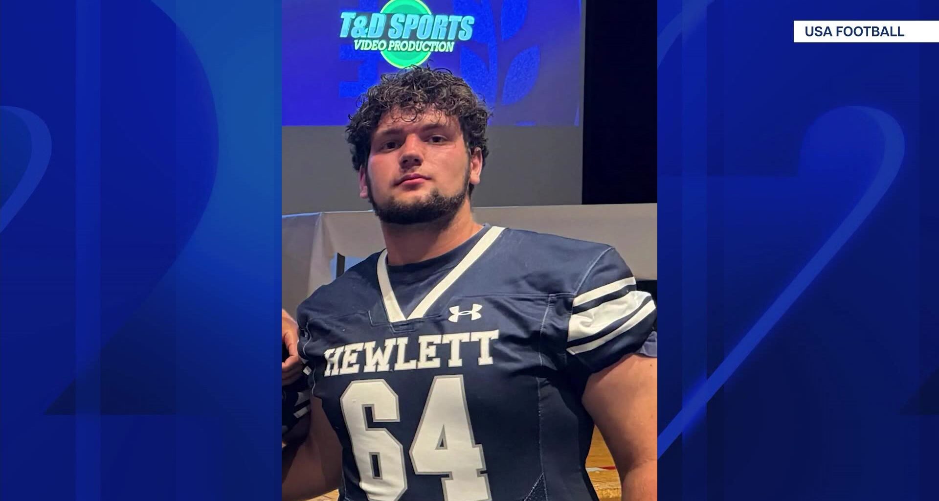 News 12 | Bronx | Hewlett High School Football Player Nominated For Heart Of A Giant Award