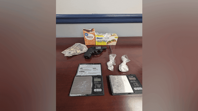 The Rome Police Department said it found cocaine, crack cocaine and a loaded handgun following a investigation at an apartment in the Town of Floyd, N.Y. (Sept. 17, 2026) (PHOTO SOURCE: ROME POLICE DEPARTMENT)