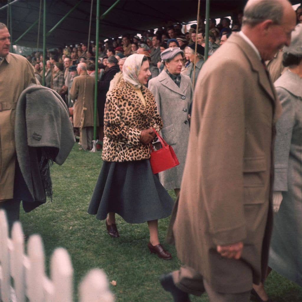 Princess Margaret leopard print