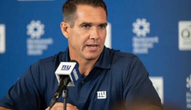 New York Giants over the salary cap as regular season nears