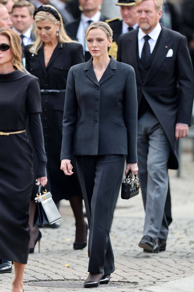 Charlene joined royals from across Europe who flew to Norway for the proceedings