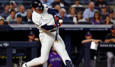 Lombard's Grand Slam Sends Yankees Past Rockies, 6-1