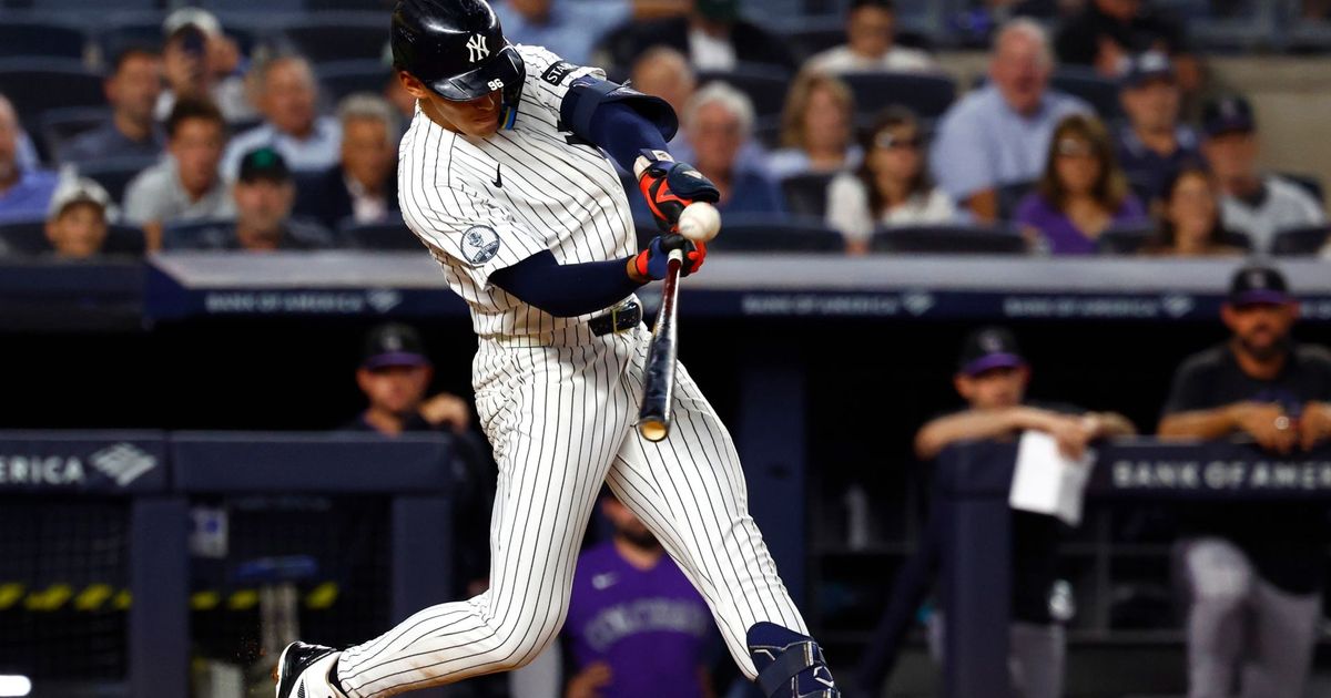 Lombard's Grand Slam Sends Yankees Past Rockies, 6-1