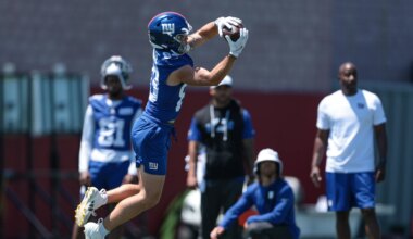 New York Giants signing WR Dalen Cambre to 53-man roster