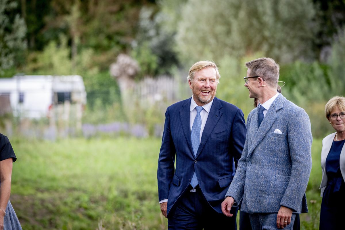 King Willem-Alexander opens the renovated Museum Park VONK in Eindhoven
