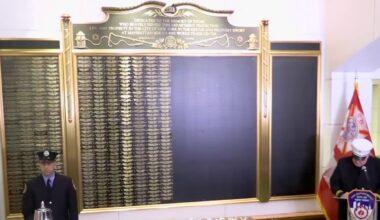 News 12 | Brooklyn | 36 New Names Added To Fdnys World Trade Center Memorial Wall In Brooklyn